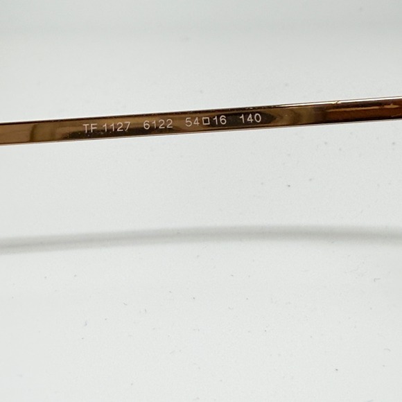 Tiffany & Co TF 1127 6122 54 16 140 Cat Eye Eyeglasses Gold Black 21194 - Picture 7 of 9